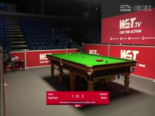 斯诺克 利亚姆·海菲尔德2-6丹尼尔·威尔斯 20230923海报