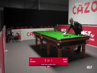 斯诺克 大卫·利利1-4吕昊天 20230818（李照）海报