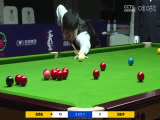 斯诺克 袁思俊4-3刘宏宇 20230520海报