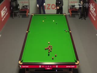 斯诺克 詹姆斯•卡希尔1-4汤姆•福特 20230814（李照）海报