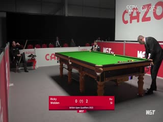 斯诺克 徐思4-0里奇·沃顿 20230815海报