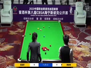 斯诺克 吴宜泽4-3谢金桃 20230519（李照）海报