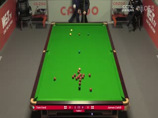 斯诺克 詹姆斯•卡希尔1-4汤姆•福特 20230814海报