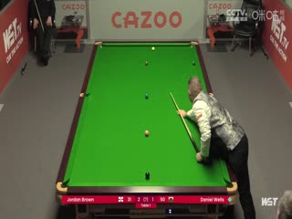 斯诺克 乔丹·布朗3-4丹尼尔·威尔斯 20230818（李照）海报