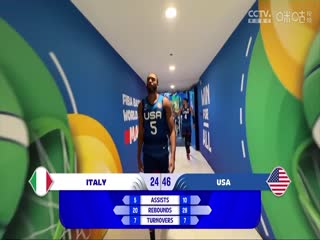 男篮世界杯 意大利VS美国 20230905（陈广锐、苏坤雄）海报