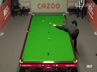 斯诺克 弗盖里•奥布莱恩4-1安德烈斯•彼得洛夫 20230814（李照）海报