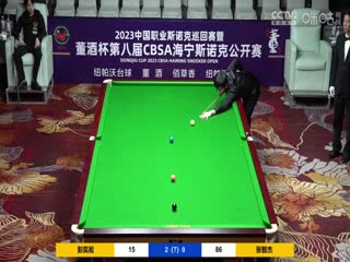 斯诺克 张智杰2-4彭奕淞 20230517（李照）海报