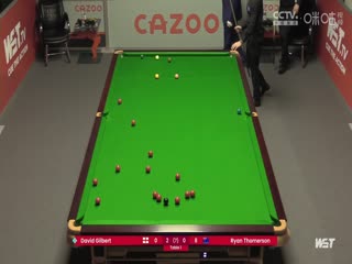 斯诺克 大卫·吉尔伯特4-1瑞恩·托马森 20230817（李照）海报