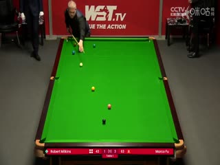 斯诺克 罗伯特·米尔金斯4-6傅家俊 20230922海报