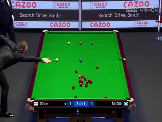 斯诺克 马克·艾伦4-1安东尼·麦克吉尔 20230925海报