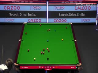 斯诺克 徐思0-4阿里·卡特 20230926海报