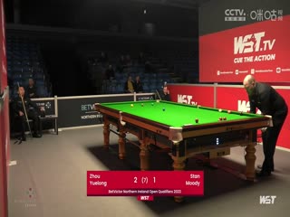 斯诺克 周跃龙2-4斯坦·穆迪 20231020海报