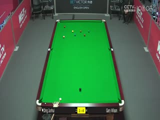 斯诺克 加里·威尔逊2-4丁俊晖 20231005海报