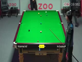 斯诺克 贺国强4-1穆罕默德·阿西夫 20230927海报