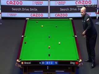 斯诺克 丁俊晖4-3卢卡·布雷切尔 20230925（李照）海报