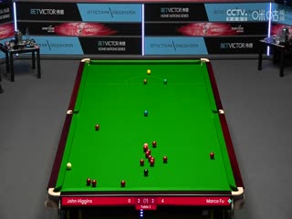 斯诺克 约翰·希金斯4-3傅家俊 20231002海报