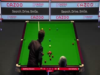 斯诺克 马修·史蒂文斯3-4肯·达赫迪 20230926海报