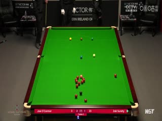 斯诺克 乔·奥康纳2-4扎克·苏尔蒂 20231017海报