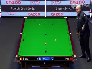 斯诺克 丁俊晖4-3卢卡·布雷切尔 20230925海报