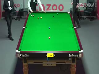 斯诺克 袁思俊4-0本·米尔滕斯 20230926海报