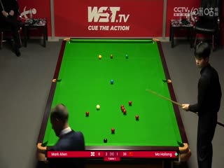 斯诺克 马克·艾伦6-2马海龙 20230921海报