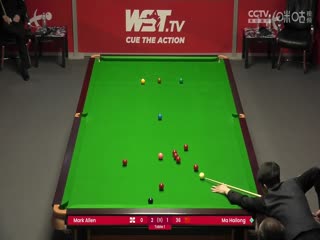 斯诺克 马克·艾伦6-2马海龙 20230921（李照）海报