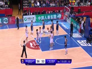 CBA常规赛第6轮 青岛国信水产VS广东华南虎 20231105（陈广锐、苏坤雄）海报