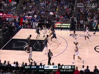 NBA季前赛 掘金VS快船 20231018海报