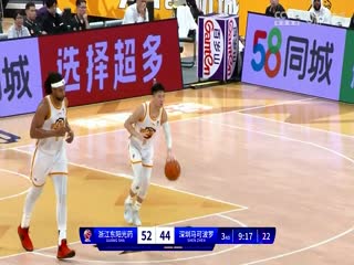 CBA常规赛第5轮 浙江东阳光药VS深圳马可波罗 20231101（庄宁宇、徐咏）海报