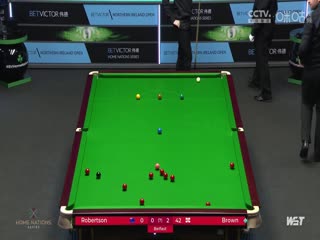 斯诺克 乔丹·布朗4-1尼尔·罗伯逊 20231023（李照）海报