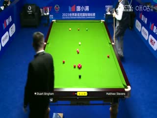 斯诺克天津国锦赛第一轮第二轮 马修·史蒂文斯5-6斯图尔特·宾汉姆 20231105海报