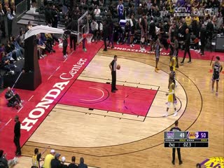 NBA季前赛 国王VS湖人 20231012海报