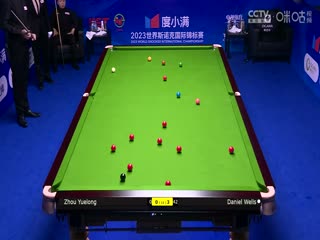 斯诺克天津国锦赛32进16周跃龙1-6丹尼尔·威尔斯 20231107海报