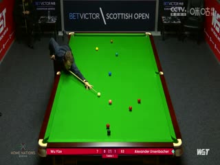 斯诺克苏格兰公开赛资格赛 吴宜泽0-4阿乌森巴赫 20231102海报