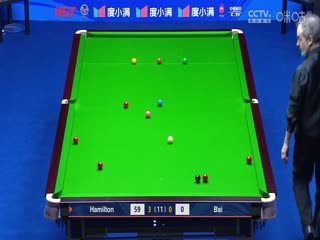 斯诺克天津国锦赛第一轮第二轮 安东尼·汉密尔顿6-0白雨露 20231105（李照）海报