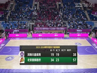 WCBA 河南垚鑫体育VS北京首钢 20231102（常识）海报