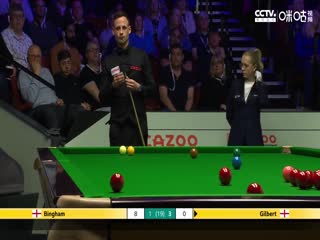 斯诺克 斯图尔特·宾汉姆10-4大卫·吉尔伯特 20230416（第一阶段）海报