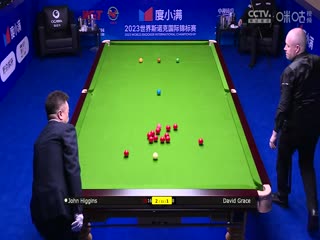 斯诺克天津国锦赛第一轮第二轮 大卫·格雷斯1-6约翰·希金斯 20231105海报
