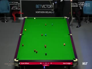 斯诺克 凯伦·威尔逊3-4山姆·克雷吉 20231022海报