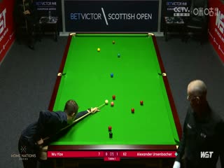 斯诺克苏格兰公开赛资格赛 吴宜泽0-4阿乌森巴赫 20231102（李照）海报