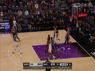 NBA季前赛 勇士VS国王 20231016海报