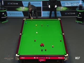 斯诺克 马克·艾伦3-4彼得罗夫 20231023（李照）海报