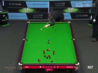 斯诺克 马克·艾伦4-0本·米尔滕斯 20231022（李照）海报