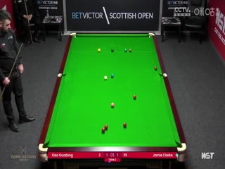 斯诺克 肖国栋2-4詹姆·克拉克 20231030海报