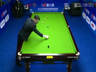 斯诺克天津国锦赛32进16多米尼克·戴尔3-6吕昊天 20231107海报