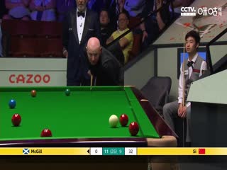 斯诺克 安东尼·麦克吉尔12-13斯佳辉 20230426（第三阶段）（李照）海报