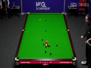 2023斯诺克英锦赛资格赛晋级轮 侯赛因·瓦菲6-4斯科特·唐纳森 20231123海报