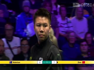 2023斯诺克英锦赛第一轮 周跃龙6-2尼尔·罗伯逊 20231128（李照）海报