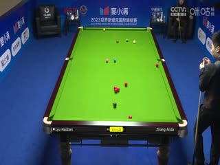 斯诺克天津国锦赛16进8 吕昊天3-6张安达 20231108海报