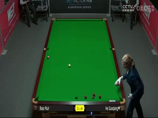 斯诺克 贺国强0-5罗斯·缪尔 20230727（黑8）海报